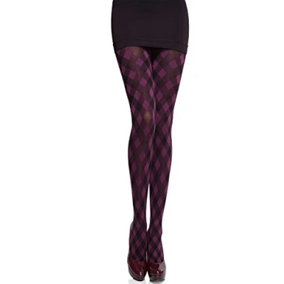 Afbeelding van Merry Style MS GB 317 Dames Panty 60 DEN Gedessineerd 3D technologie Polyamide Violet L