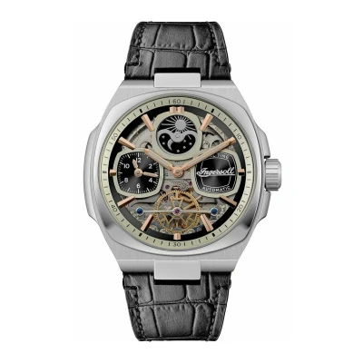 Afbeelding van Ingersoll Analog Automatik Horloge, Heren, Maat: One Size, Silber
