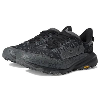 Afbeelding van HOKA Speedgoat 6 Trail hardloopschoenen, Dames, Maat: 36, Black/outer orbit Textiel/ synthetisch