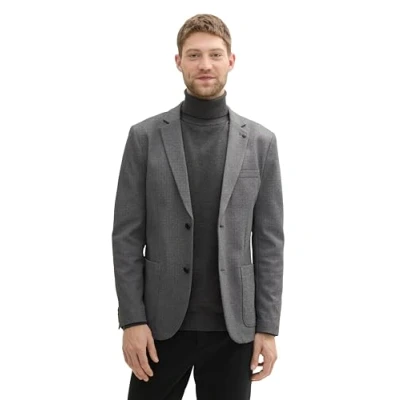 Afbeelding van TOM TAILOR Herencolbert, 35951 zwart wit vogels oog, 48