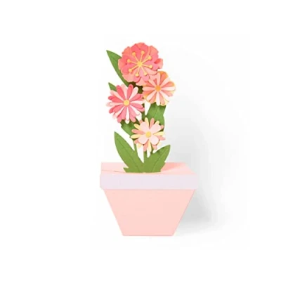 Afbeelding van Sizzix Thinlits Die Set 9PK Pop Up Plant Pot 664360 Georgie Evans (01 20)