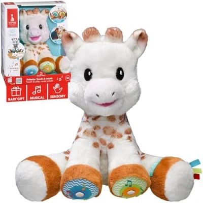 Afbeelding van Sophie de Giraf Touch &amp; Play Music interactieve knuffel