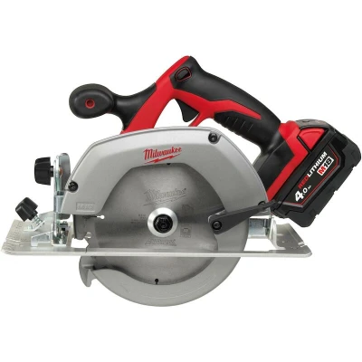 Afbeelding van Milwaukee HD18 CS 402B M18 Heavy Duty cirkelzaagmachine voor hout &amp; kunststof set (2x 4,0Ah accu) in tas