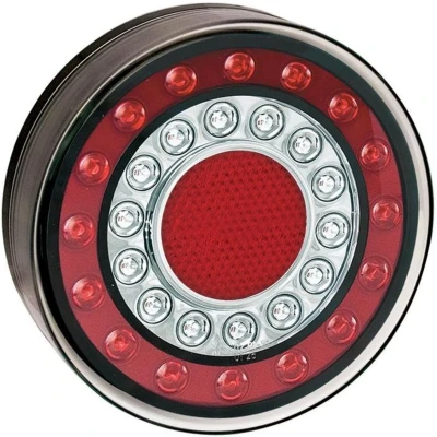 Afbeelding van Pro Plus Achterlicht Aanhangwagen Caravan 12 Volt &amp; 24 4 Functies 125 mm LED Round