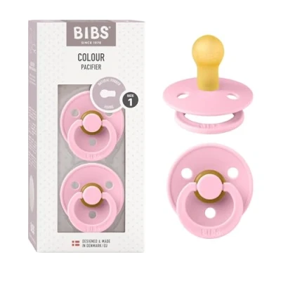 Afbeelding van BIBS Colour Fopspeen 2 Stuks voor kinderen, Maat: 70/78, Pink