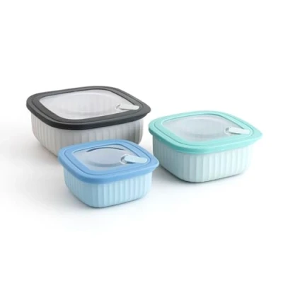 Afbeelding van Set Lunchboxen Bidasoa Mia Multicolour Plastic BPA vrij 450 ml 850 1,4 L 3 Stuks