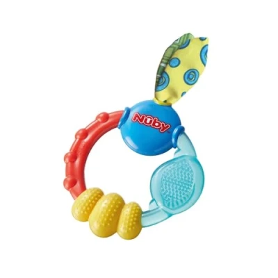 Afbeelding van NÛBY 632 Wacky bijtring 1 stuk3 Maanden,Multi kleuren