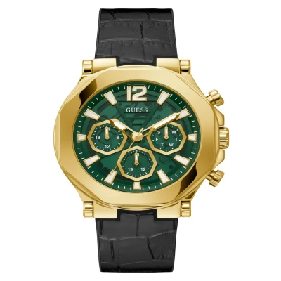 Afbeelding van Guess GW0492G3 Edge horloge Quartz horloges GoudkleurZwart