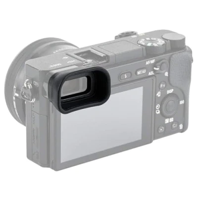 Afbeelding van PROfezzion verlengd type zachte siliconen oculair oogschelp voor de Sony Alpha A6300, A6100, A6000, NEX7 en NEX6, vervangt FDA EP10