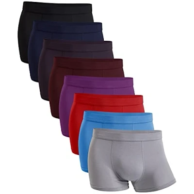 Afbeelding van Youlehe Herenboxershorts, zacht bamboe ondergoed, luchtdoorlatend, multipack, XXL