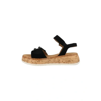 Afbeelding van Gabor Sandalen met plateauzool, Dames, Maat: 42, Black Schoenen