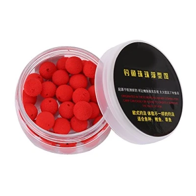 Afbeelding van Pop Up Boilies Karper K? de,30 stuks 10/12 mm Geur Vis De Foam Zachte Pellets Eier/Zwevende Ball Kralen Feeder Kunstmatige Krullen/Haar Rig (12mm Rood