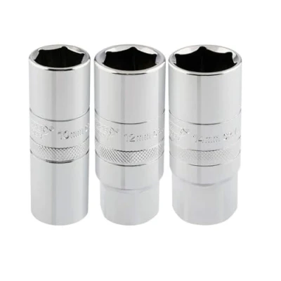 Afbeelding van Draper 16784 1/2&quot; vierkant Drive Spark Plug Socket 3 delige set