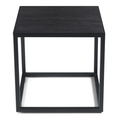 Afbeelding van Spinder Design bijzettafel Daniël 40x40 zwart