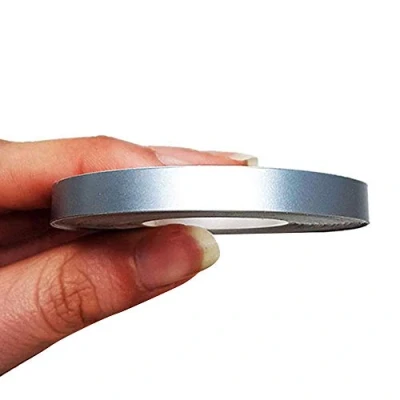 Afbeelding van 4R Quattroerre.it 10479 Trim Strepen zelfklevende strips voor auto&#039;s, zilver, 7 mm x 10 mt