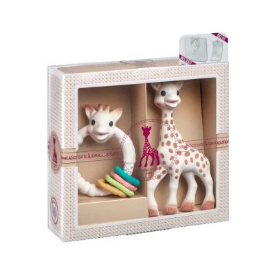 Afbeelding van Sophie de Giraf Sophiesticated cadeauset small set van 6 Wit