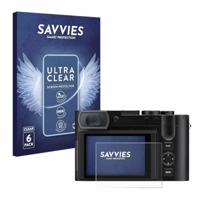 Afbeelding van Savvies Screenprotector voor Leica Q3 43 Folie Beschermfolie transparant (6 Stuks)