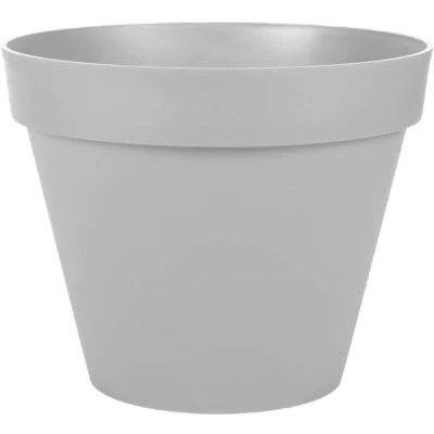 Afbeelding van EDA Bloempot Toscane grijs kunststof D40 x H32 cm 23 liter