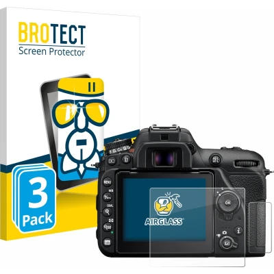 Afbeelding van BROTECT Glas Screen Protector voor Nikon D7500 (3 Stuks) Schermbeschermer [9H Hardheid, Beschermglas Folie niet Gehard Glas]