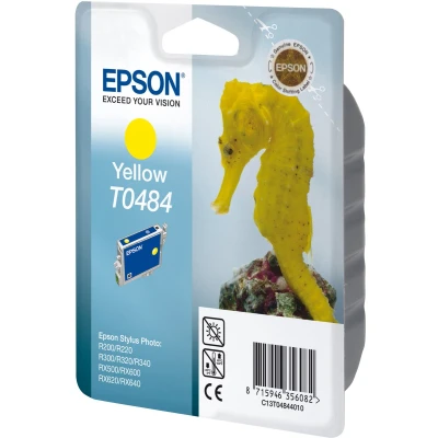 Afbeelding van Epson T0484 (C13T048440) Inktcartridge Geel