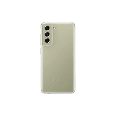 Afbeelding van Samsung Galaxy S21 FE Hoesje Siliconen en TPU (zacht) Softcase/Backcover Transparant Telefoonhoesje