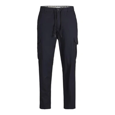 Afbeelding van Jack &amp; Jones Karotten FIT Cargobroek, Heren, Maat: 30x32, Dark navy