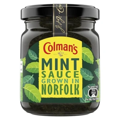 Afbeelding van Colman&#039;s Classic Mint Sauce Kruidensaus op basis van munt om lamsvlees, saladedressings, guacamole (1 stuk x 165g))