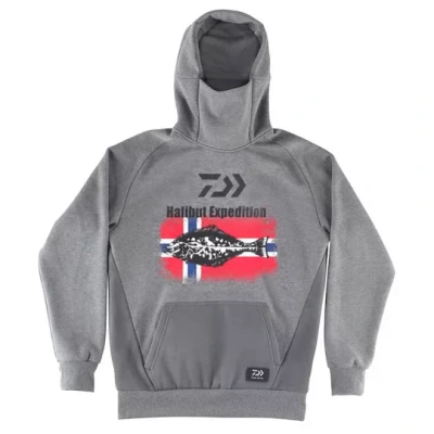 Afbeelding van Daiwa D Vec Snood Hoodie Norway Grijs XXL Vis trui