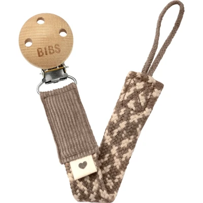 Afbeelding van Bibs Dark Oak/Vanilla Fopspeenkoord 9401106