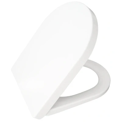 Afbeelding van Wiesbaden Vesta toiletzitting softclose en quick release glans wit