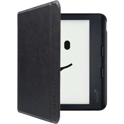 Afbeelding van Gecko Covers Hoes geschikt voor Kobo Libra Colour / Tolino Vision Color Easy Click Eco Zwart
