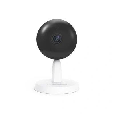 Afbeelding van Foscam Camera voor binnen, IP X4, wifi, HD 4MP, intelligente bewegingsdetectie, compatibel met Alexa en Google Assistant, 8 m nachtzicht 9 infrarood leds, wit