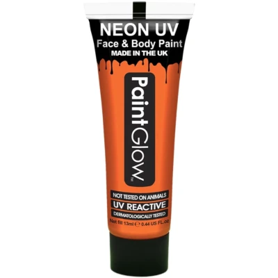 Afbeelding van Neon Face &amp; Body Paint 10 ml Oranje UV Glow
