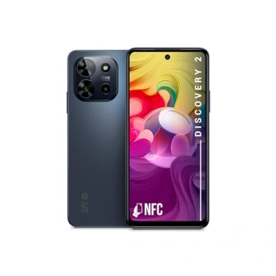 Afbeelding van SPC Discovery 2 Smartphone, 6,6 inch HD+, 6 GB RAM (+8 virtueel RAM), 128 intern geheugen, drievoudige camera IA, NFC, 5000 mAh, snelladen 18 W, Android 13, biometrische ontgrendeling Deep Sky