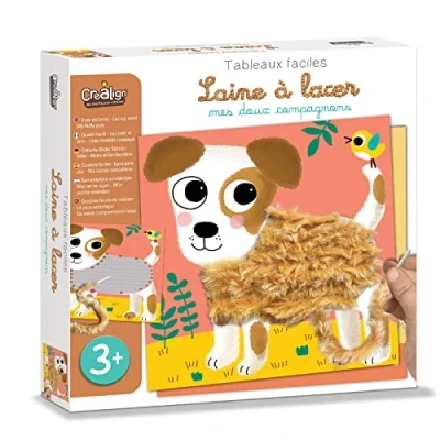 Afbeelding van Créa Lign CL200 CL200, creatieve vrijetijdsset wol &quot;Mes Doux Compagnons&quot; vanaf 3 jaar