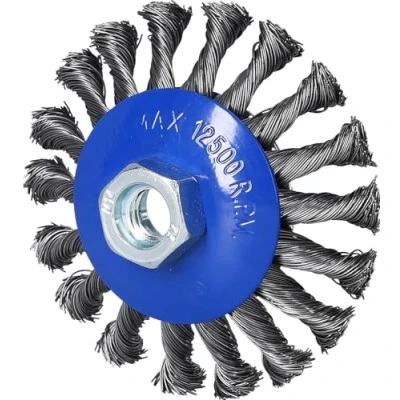 Afbeelding van Brilliant Tools, Schuurmiddelen, Conische borstel, Ø 100 mm met M14 x 2,0 houder