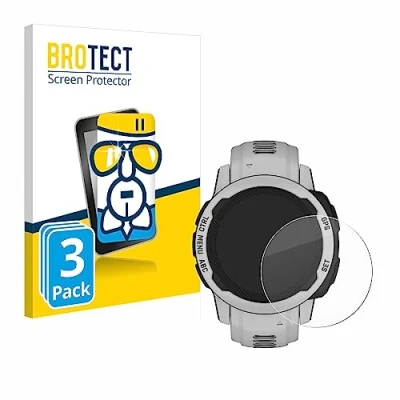 Afbeelding van BROTECT Glas Screen Protector voor Garmin Instinct 2S Solar (40 mm) (3 Stuks) Schermbeschermer [9H Hardheid, Beschermglas Folie niet Gehard Glas]