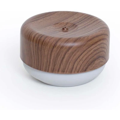 Afbeelding van Bosign Zeepdispenser Do Dish Grijs/ Donker houtlook deksel L 11 x B H 6,5 cm