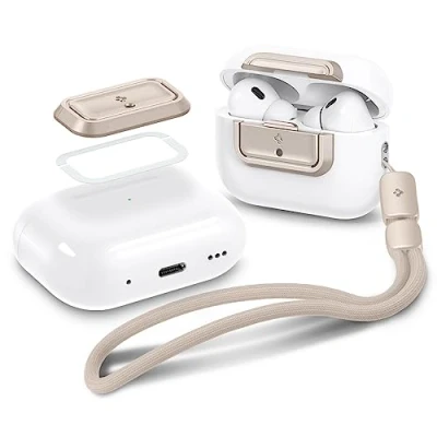 Afbeelding van Spigen Lock Fit M Compatibel met AirPods Pro 2 (2023/2022) / (2019) Vergrendelingsmodule Polsband Sterrenlicht