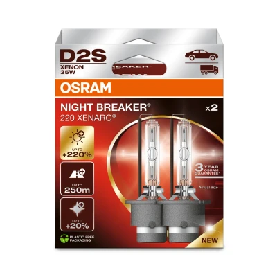 Afbeelding van Osram D2S Night Breaker 220 Xenarc +220% Xenonlampen