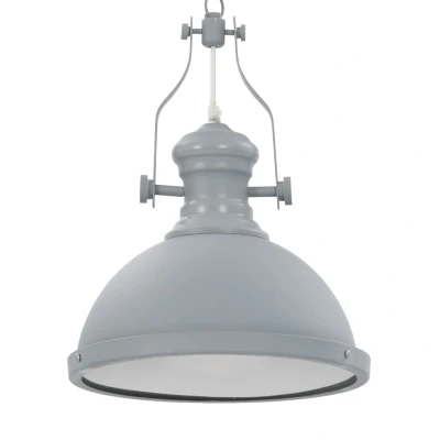 Afbeelding van Plafondlamp rond E27 grijs