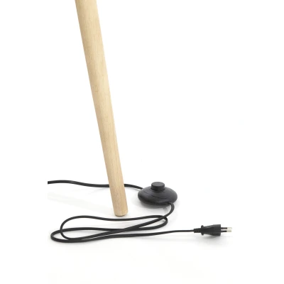 Afbeelding van Light &amp; Living Vloerlamp ILIAS Ø52x122cm Bruin