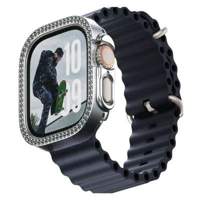 Afbeelding van PanzerGlass SAFE by PG Scrn Bump Silv Watch 45mm, Transparant, Apple,