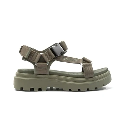 Afbeelding van Palladium Pallacruise Strap 97465 308 M, Vrouwen, Groen, Sandalen, maat: 41