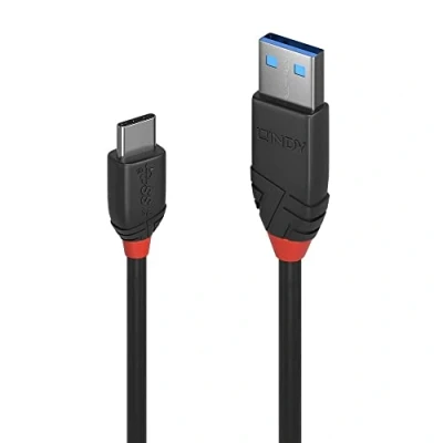 Afbeelding van LINDY USB kabel 3.2 Gen1 (USB 3.0 / 3.1 Gen1) C stekker, A stekker 0.15 m Zwart 36914
