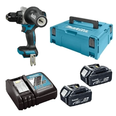 Afbeelding van Makita DDF492RTJ 18v Boor /schroefmachine Incl. 2x 5.0Ah en snellader in Mbox