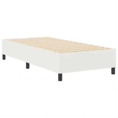 Afbeelding van vidaXL Crème Massief hout 90 x 190 cm Duurzaam Platformbedframe