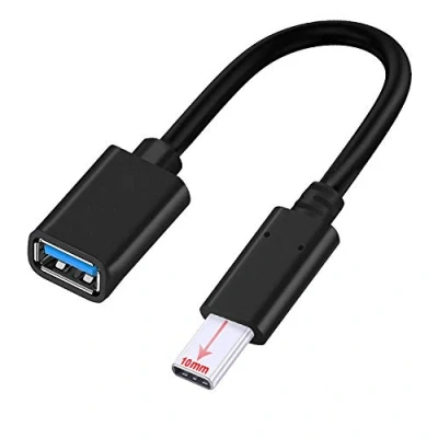 Afbeelding van USB C naar 3.0 Adapter, OTG type Kabel (10mm lang) voor MacBook Pro/iPad Pro/Blackview/DOOGEE/OUKITEL/Ulefone Outdoor Smartphone
