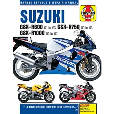 Afbeelding van Suzuki GSX R600 &#039;01 to &#039;03, R750 &#039;00 &#039;03 &amp; R1000 &#039;02