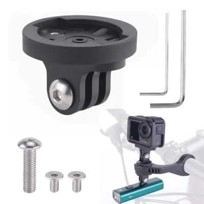 Afbeelding van voor Garmin Edge Extended Out Front Mount, FORMVERSITY Fietsstuurhouder Adapter, Universele Adapter Combo Gopro, Geschikt Houder Fiets, Camerahouder Fietslichthouder